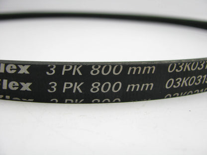 Dayco 3PK800 Serpentine Belt - 0.42'' X 31.50'' - 3 Ribs