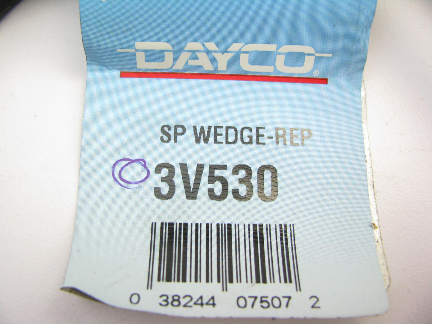 Dayco 3V530 Industrial V-Wedge Accessory Drive Belt - 3/8'' X 53''