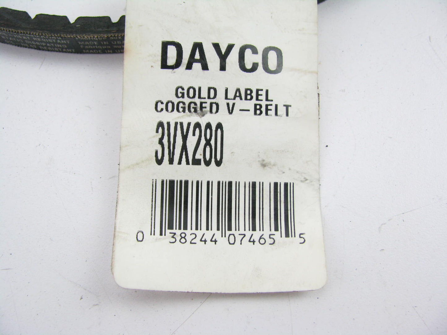 Dayco 3VX280 Industrial Accessory Drive Belt - 0.33'' X 28.00'' - 36 Degree