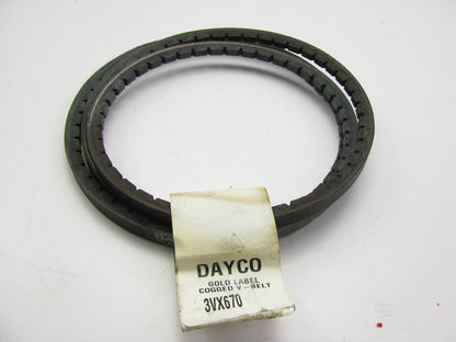 Dayco 3VX670 Industrial Accessory Drive VX-Wedge Belt - 0.41'' X 67.42''