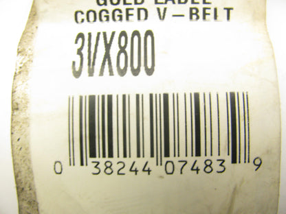 Dayco 3VX800 Industrial Cogged Accessory Drive Belt - 3/8'' X 80''