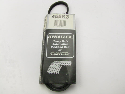 Dayco 455K3 Serpentine Belt  For 1989-1990 Nissan 240SX 2.4L-L4