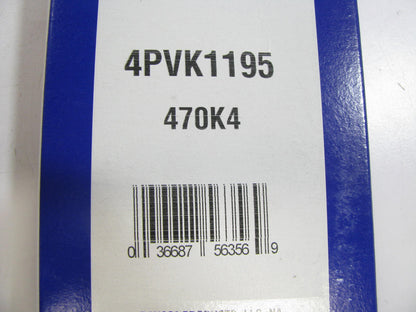 Dayco 4PVK1195 Serpentine Belt - 0.56'' X 47.50'' - 4 Ribs