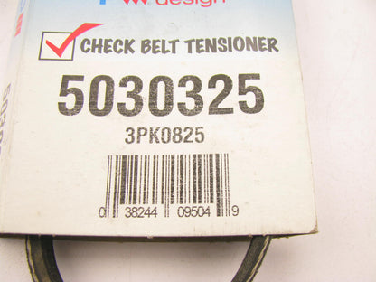 Dayco 5030325 Serpentine Belt - 0.40'' X 32.50'' - 3 Ribs