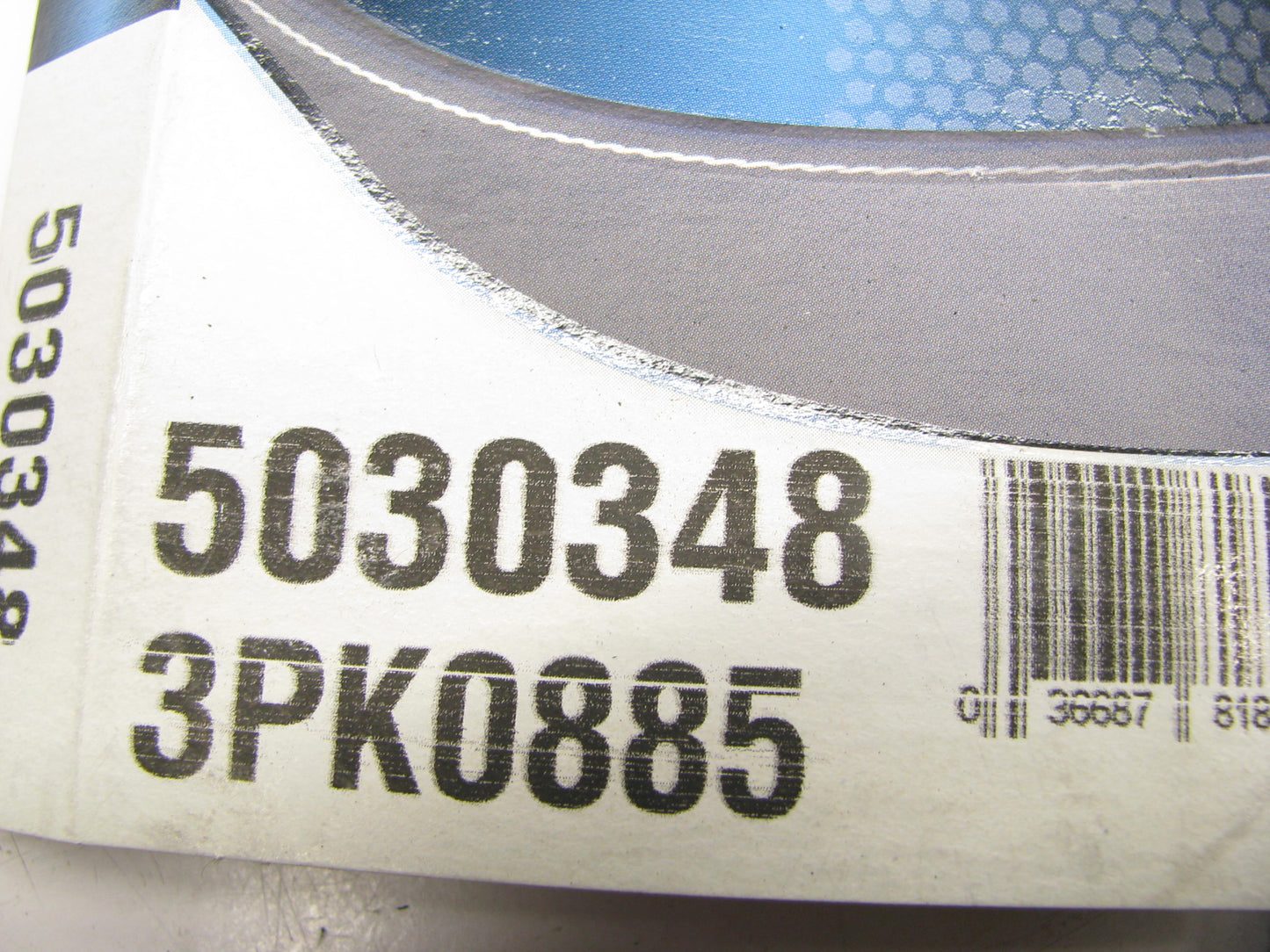 Dayco 5030348 / 3PK0885 3-ribbed 885mm Polyrib Belt