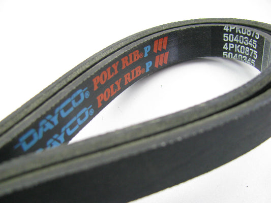 Dayco 5040345 Serpentine Belt - 0.54'' X 34.50'' - 4 Ribs