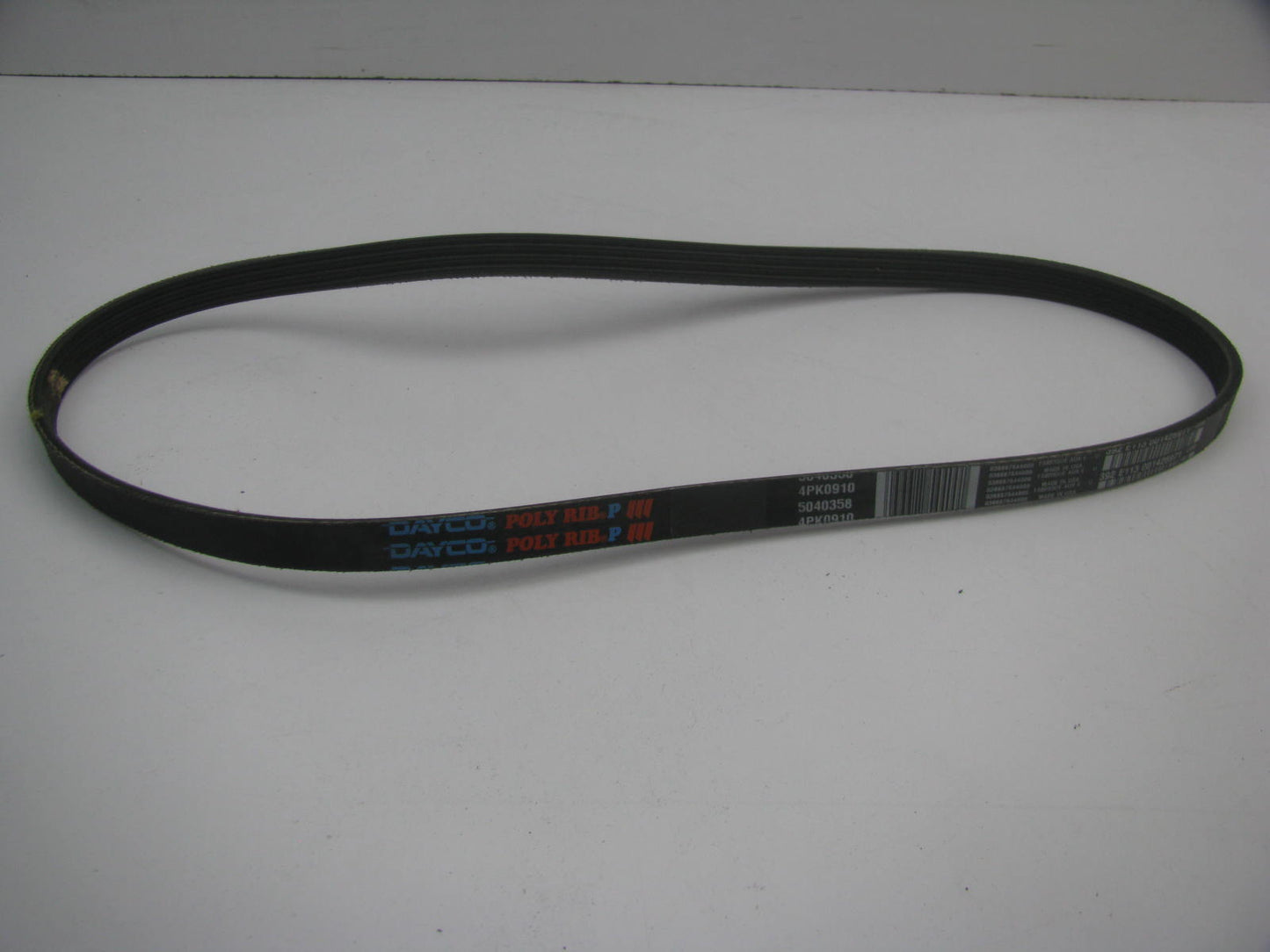 Dayco 5040358 Serpentine Belt - 0.56'' X 36.50'' - 4 Ribs