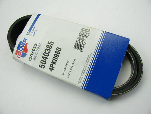 Dayco 5040385 Serpentine Belt - 0.56'' X 39.00'' - 4 Ribs