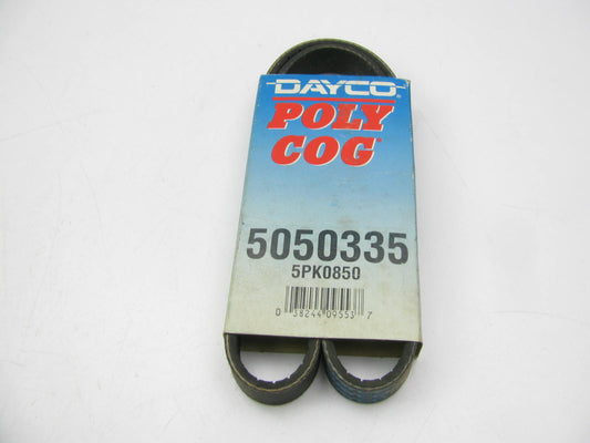 Dayco 5050335 Serpentine Belt - 0.69'' X 33.50'' - 5 Ribs