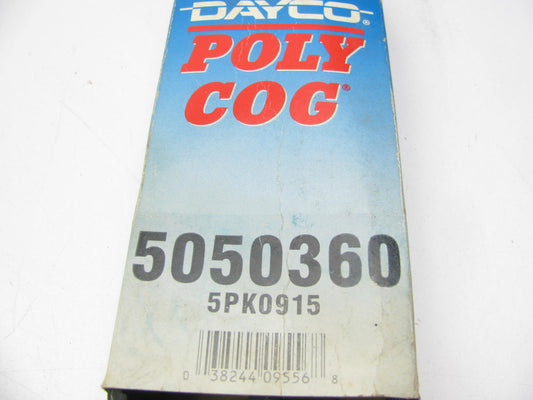 Dayco 5050360 Serpentine Belt - 0.68'' X 36.02'' - 5 Ribs