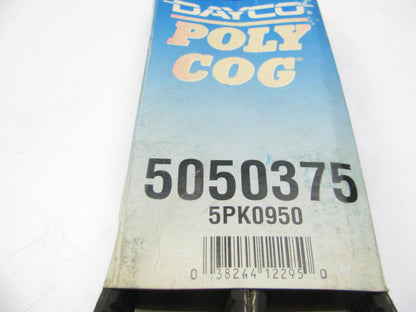 Dayco 5050375 Serpentine Belt - 0.68'' X 37.50'' - 5 Ribs
