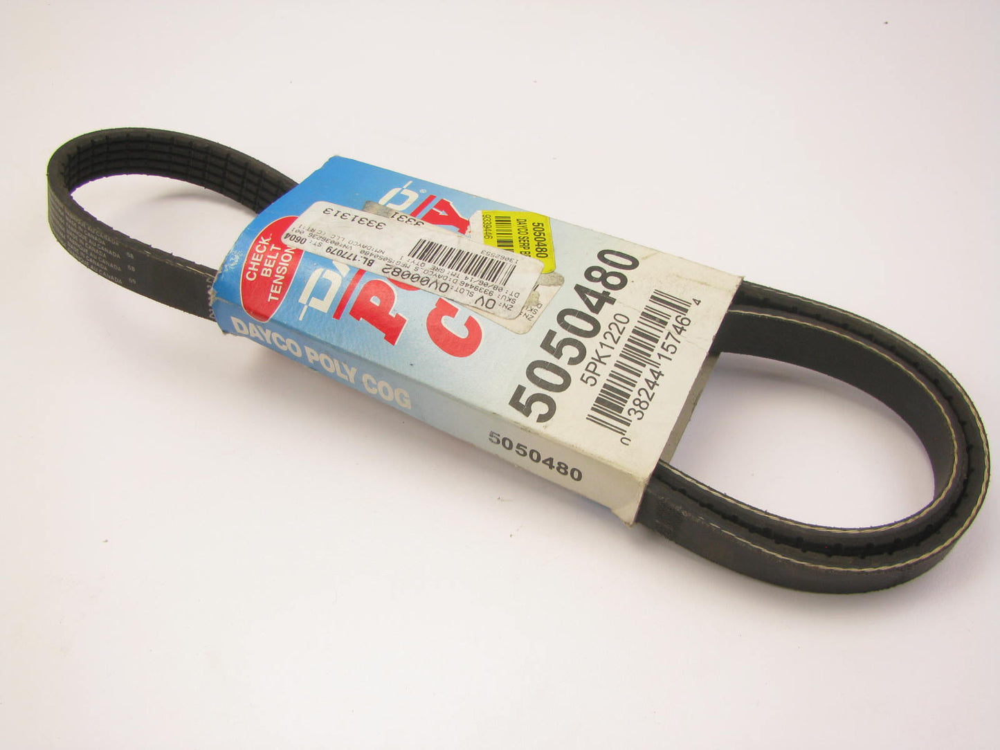 Dayco 5050480 Serpentine Belt - .667'' X 48.685'' - 5 Ribs - 5PK1220