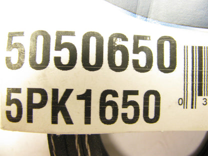 Dayco 5050650 Serpentine Belt - 0.69'' X 65.50'' - 5 Ribs