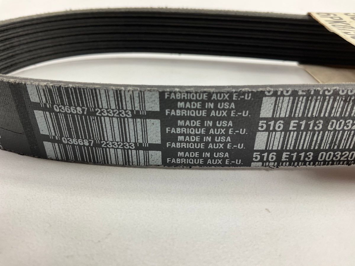 Dayco 5060295 Serpentine Belt 13/16'' X 30-1/8'' - 6 Ribs