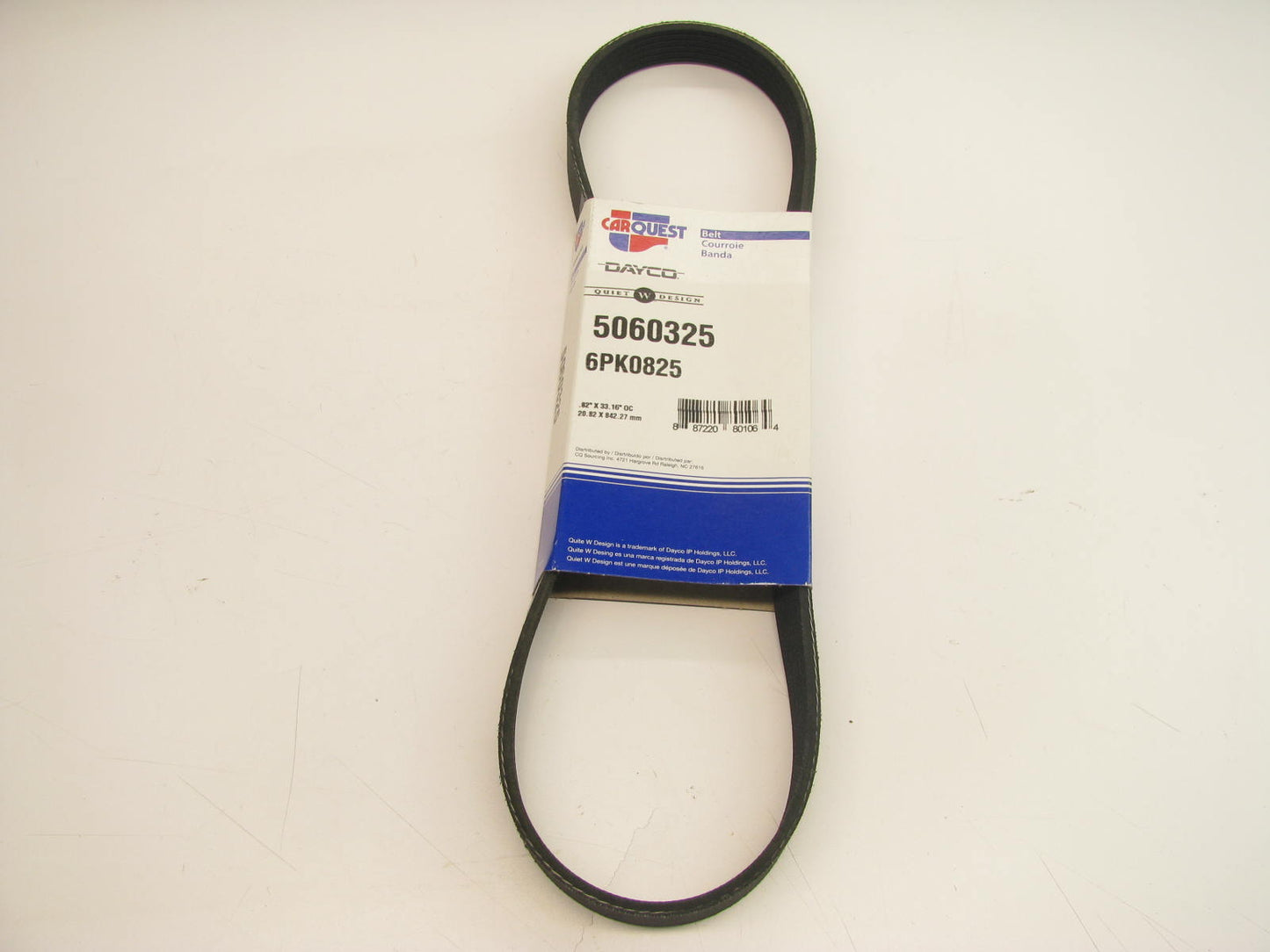 Dayco 5060325 Serpentine Belt - 0.82'' X 32.50'' - 6 Ribs