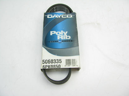 Dayco 5060335 Serpentine Belt - 0.82'' X 33.50'' - 6 Ribs