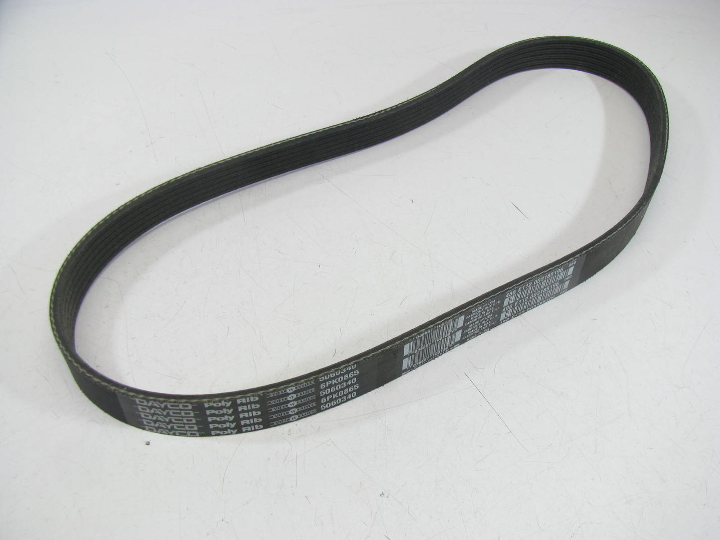 Dayco 5060340 Serpentine Belt - 0.84'' X 34.00'' - 6 Ribs