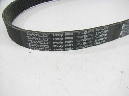 Dayco 5060340 Serpentine Belt - 0.84'' X 34.00'' - 6 Ribs