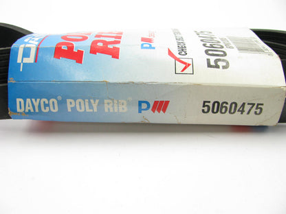 Dayco 5060475 Poly-Rib Serpentine Belt - 6 Ribs - Replaces K060474