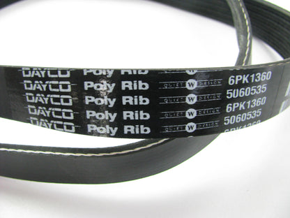 Dayco 5060535 Serpentine Belt - 0.82'' X 53.54'' - 6 Ribs
