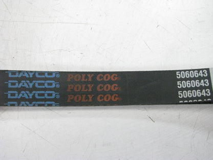 Dayco 5060643 Serpentine Belt - 0.84'' X 64.875'' - 6 Ribs