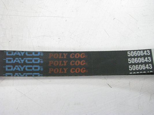 Dayco 5060643 Serpentine Belt - 0.84'' X 64.875'' - 6 Ribs