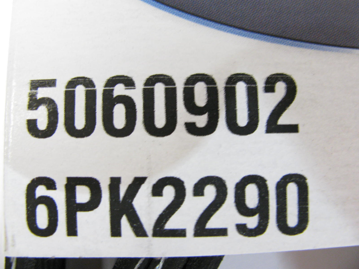 Dayco 5060902 Serpentine (Micro-V) Belt: 2290mm X 6 Ribs.
