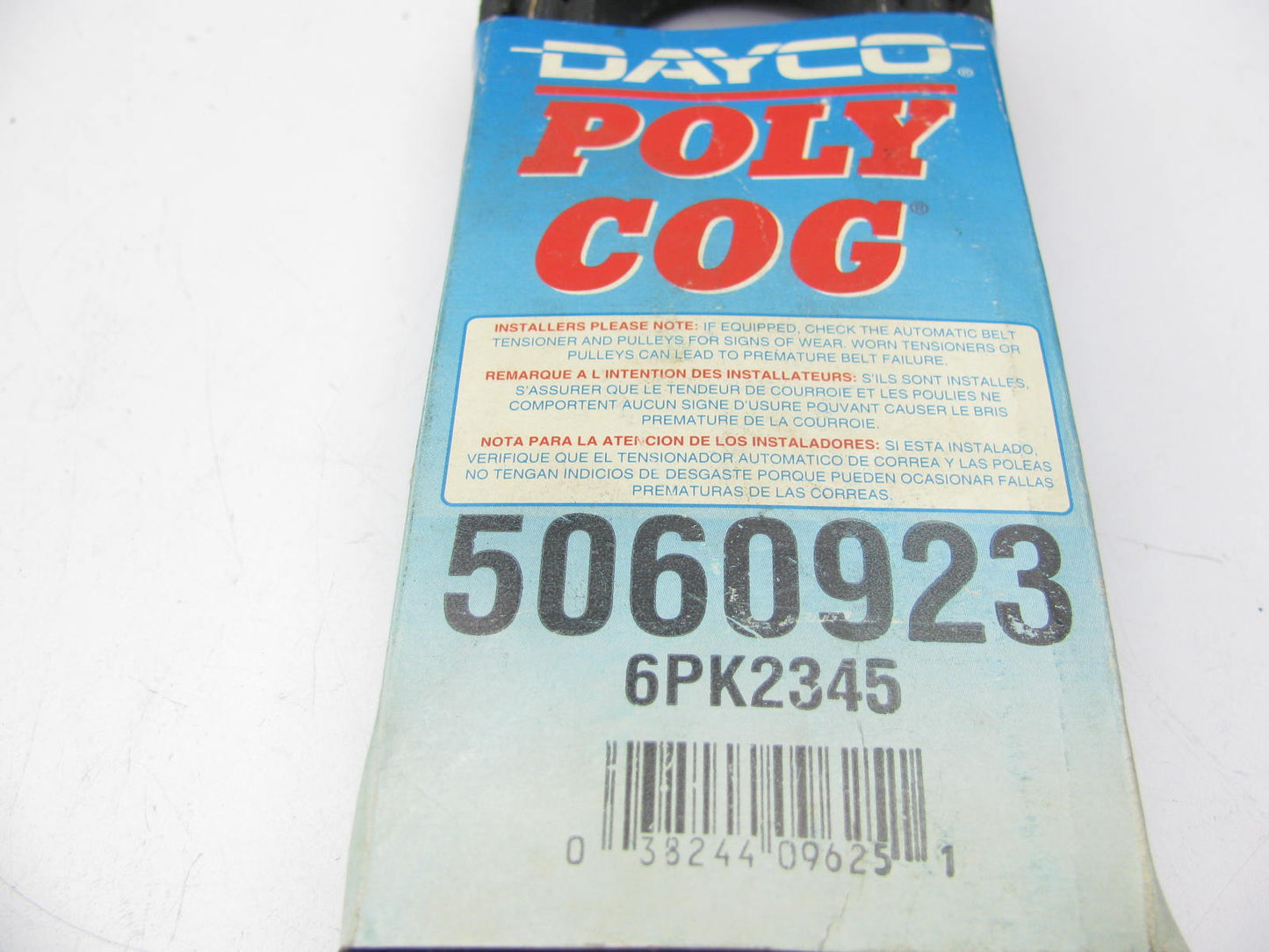 Dayco 5060923 Serpentine Belt - 0.82'' X 92.32'' - 6 Ribs