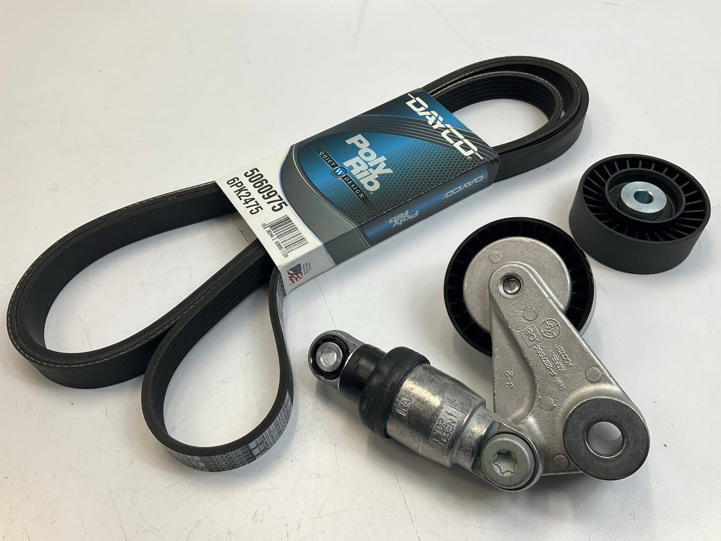 Dayco 5060975K1 Main Drive Serpentine Belt Drive Kit Pulley & Tensioner