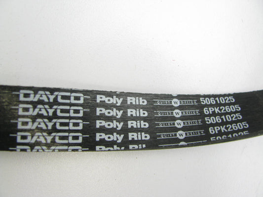 Dayco 5061025 Serpentine Belt - 0.84'' X 103.00'' - 6 Ribs