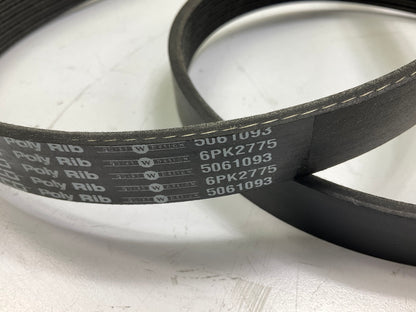 Dayco 5061093 Main Drive Serpentine Belt K061093, 6PK2775, K061093, 6K1093