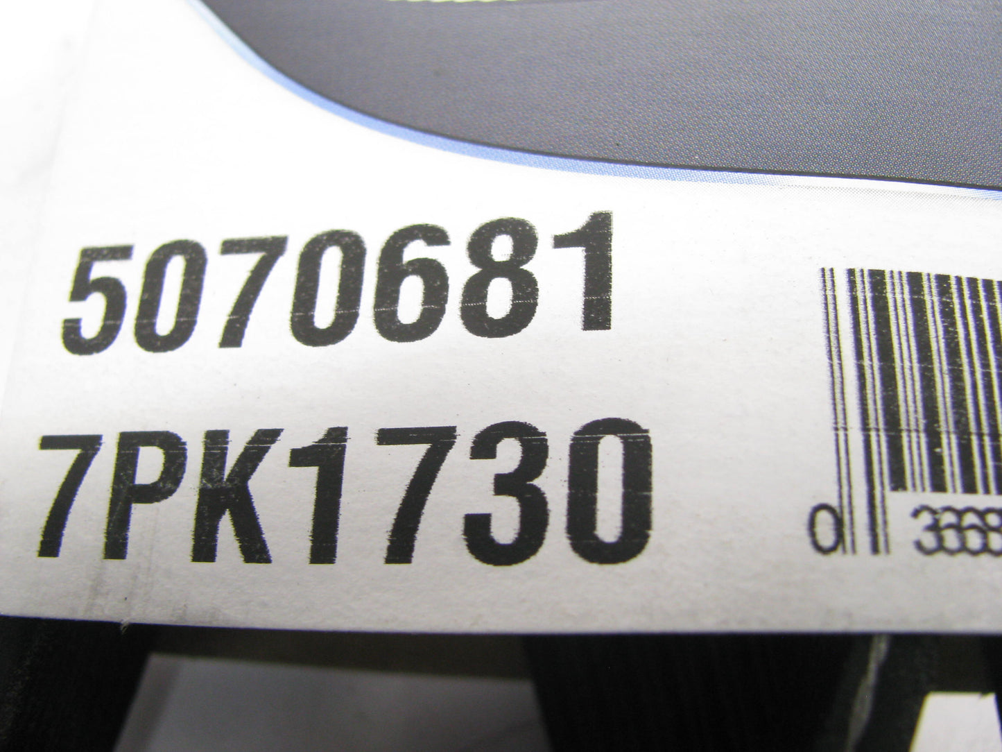 Dayco Multi Ribbed Drive Belt 7 Rib X 1730mm - 7PK1730