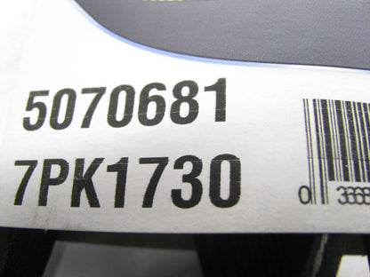 Dayco Multi Ribbed Drive Belt 7 Rib X 1730mm - 7PK1730