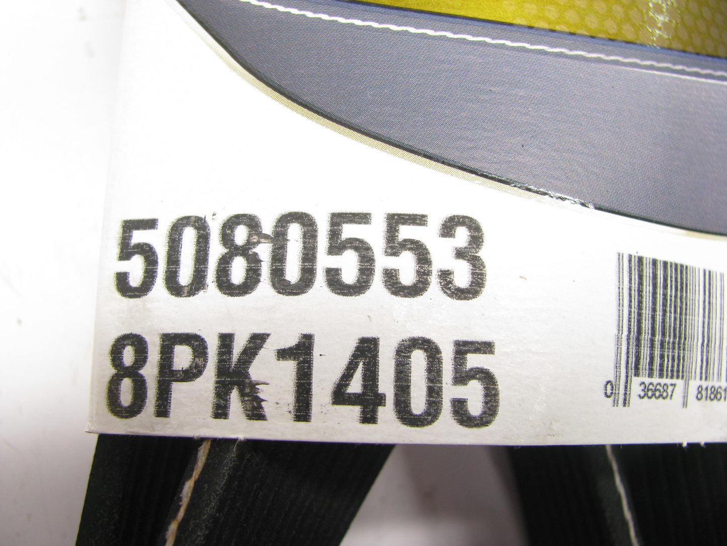 Dayco 5080553 / 8PK1405, Gold Label Serpentine Belt - Replaces K080553HD