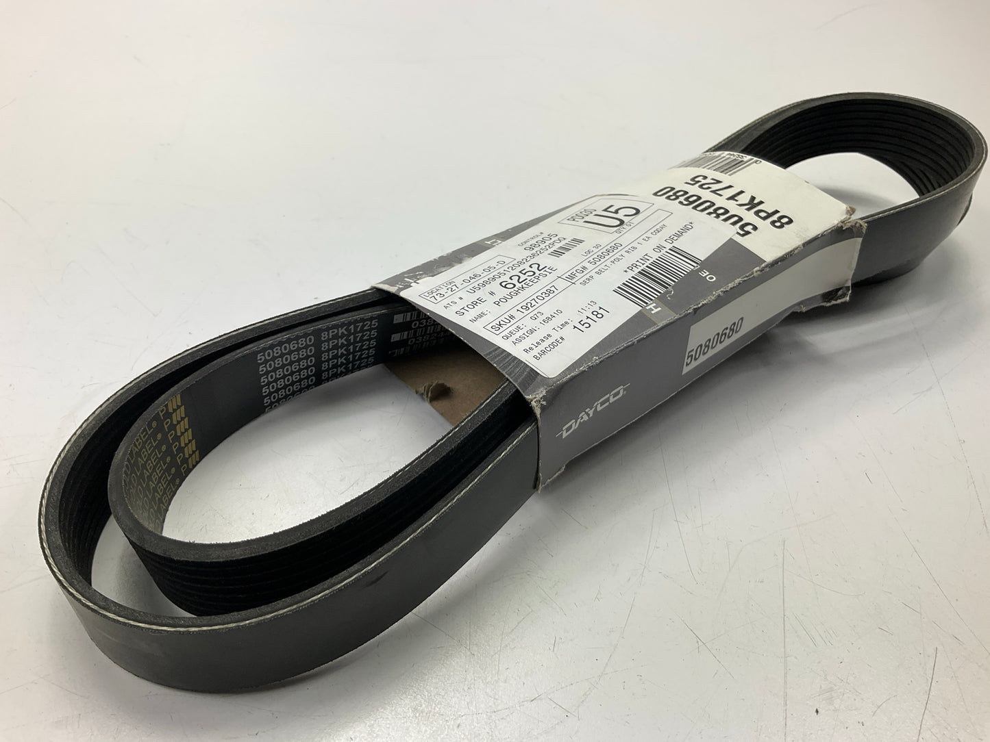 Dayco 5080680 Serpentine Belt