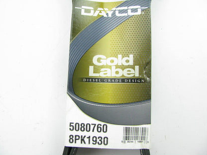 Dayco 5080760 Serpentine Belt - 1.12'' X 76.50'' - 8 Ribs