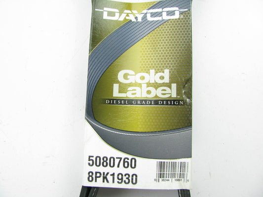 Dayco 5080760 Serpentine Belt - 1.12'' X 76.50'' - 8 Ribs