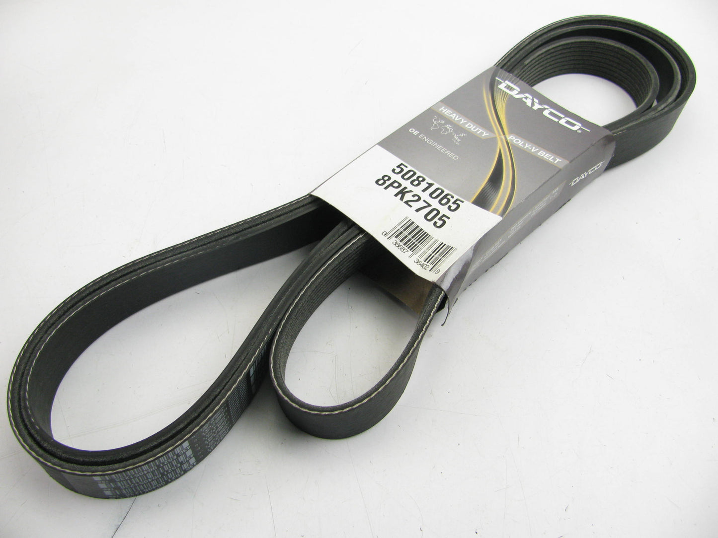 Dayco 5081065 Serpentine Belt - 1.12'' X 107.50'' - 8 Ribs