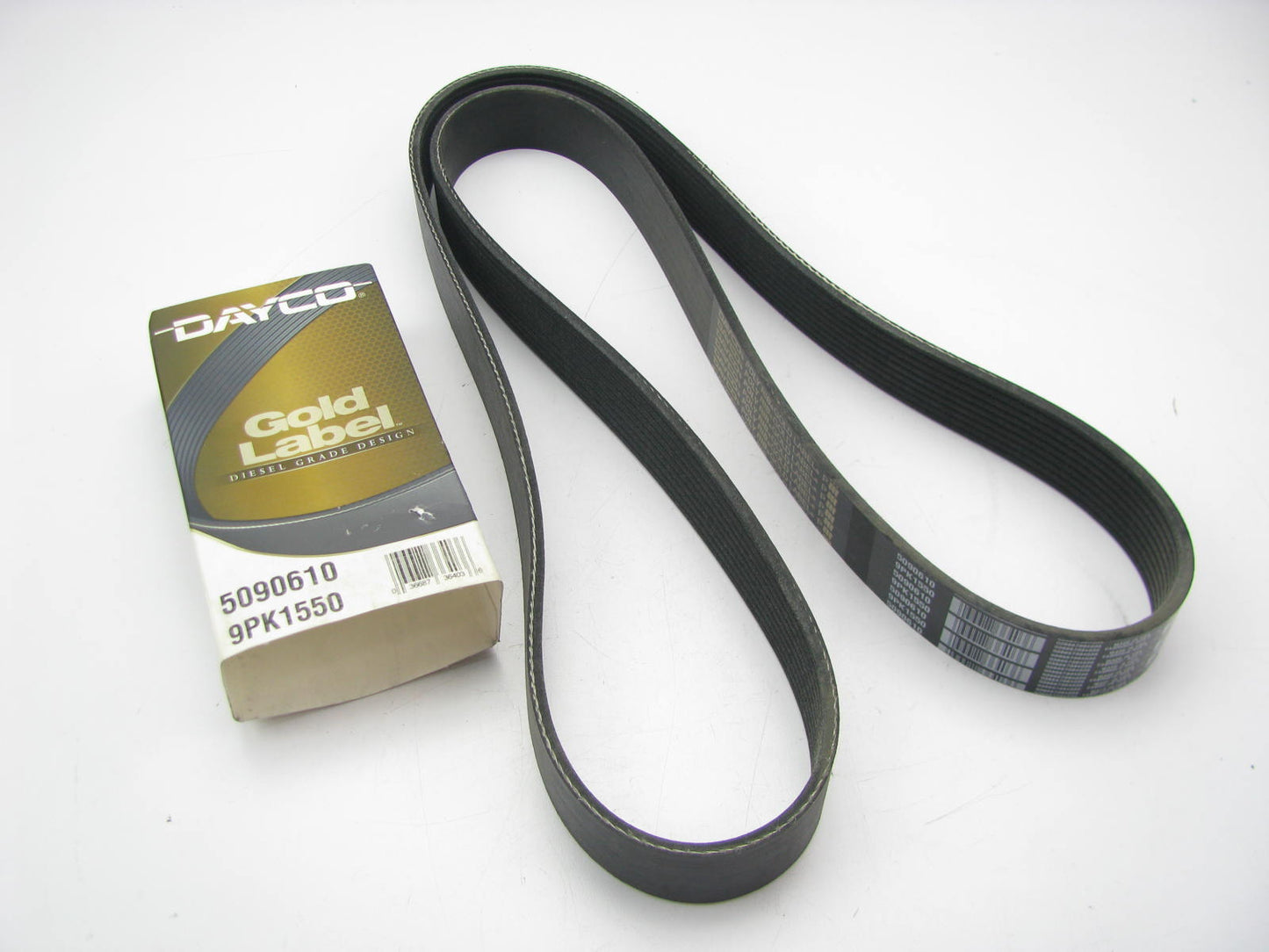 Dayco 5090610 Serpentine Belt for 2002-2004 Freightliner 12.8L - 9PK1550