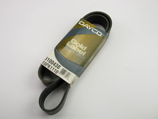 Dayco 5100438 Serpentine Belt - 1.367'' X 44.263'' - 10 Ribs - 10PK1110
