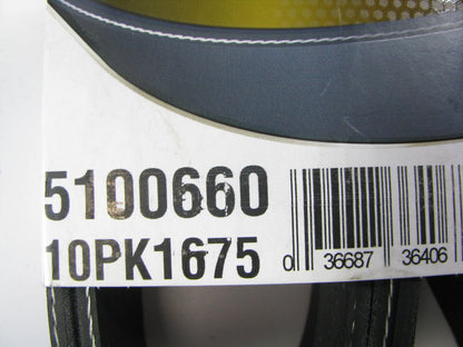 Dayco 5100660 Serpentine Belt - 1.367'' X 66.50'' - 10 Ribs