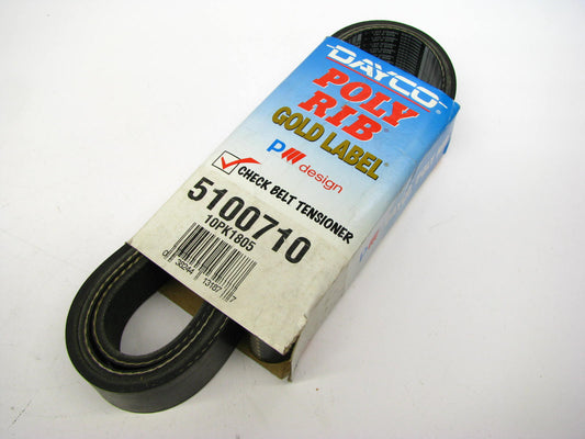 Dayco 5100710 Serpentine Belt - 1.367'' X 71.50'' - 10 Ribs