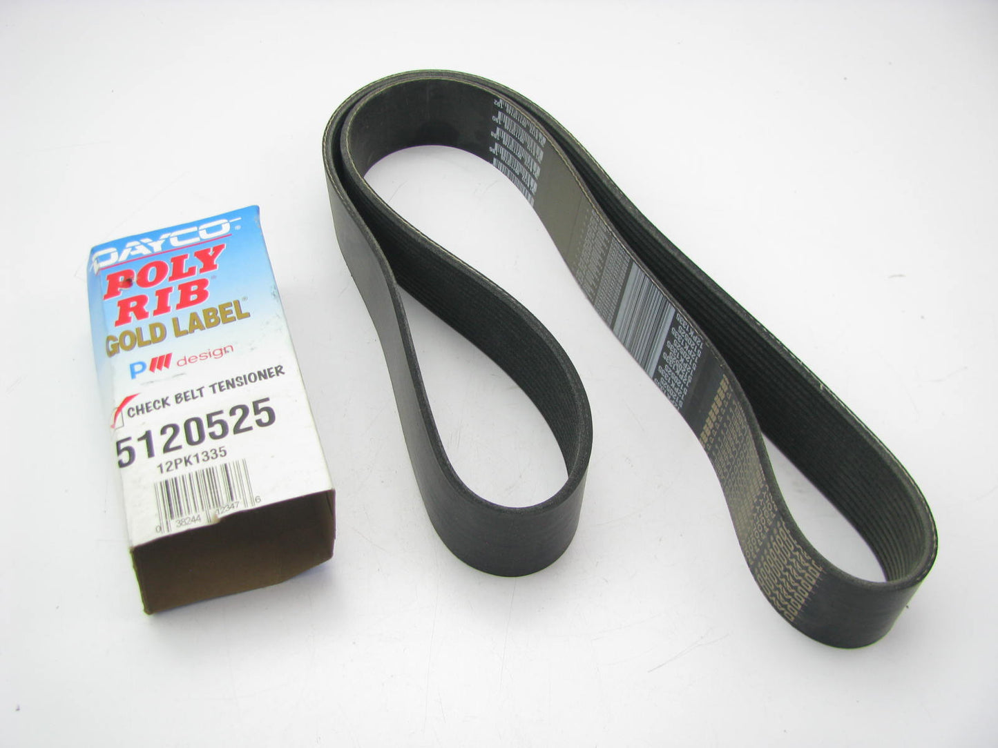 Dayco 5120525 Serpentine Belt - 1.647'' X 53.169'' - 12 Ribs - 12PK1335