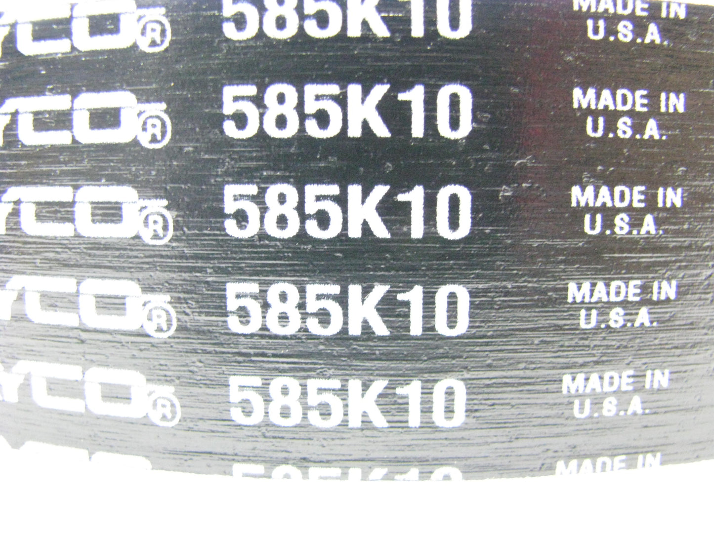 Dayco 585K10 Serpentine Belt - 1.367'' X 59.00'' - 10 Ribs