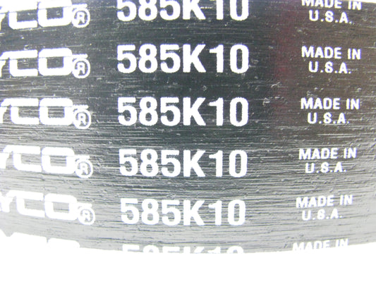 Dayco 585K10 Serpentine Belt - 1.367'' X 59.00'' - 10 Ribs