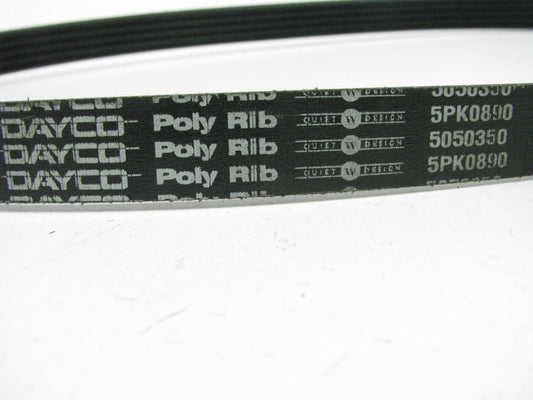 Dayco 5PK0890 Serpentine Belt - 0.68'' X 35.04'' - 5 Ribs