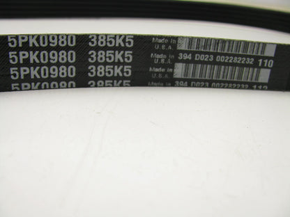 Dayco 5PK090 Serpentine Belt - 0.69'' X 38.58'' - 5 Ribs