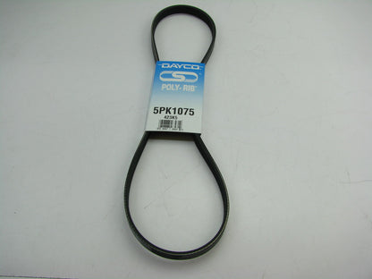Dayco 5PK1075 Serpentine Belt -  For 1992-1993 Honda Prelude Alternator, A/C