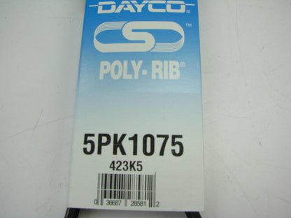 Dayco 5PK1075 Serpentine Belt -  For 1992-1993 Honda Prelude Alternator, A/C