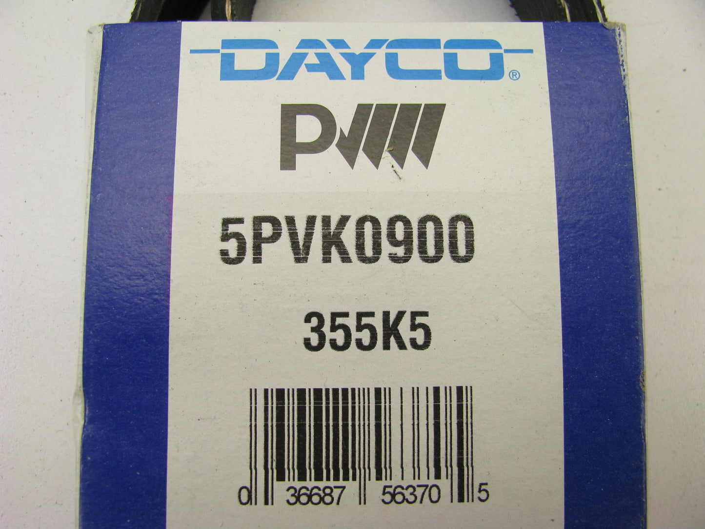 Dayco 5PVK0900 Serpentine Belt - 0.69'' X 36.125'' - 5 Ribs